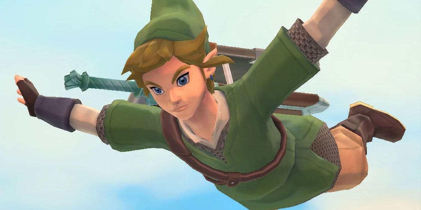 Zelda: Skyward Sword Player's Arrow intercepta a otro en el aire