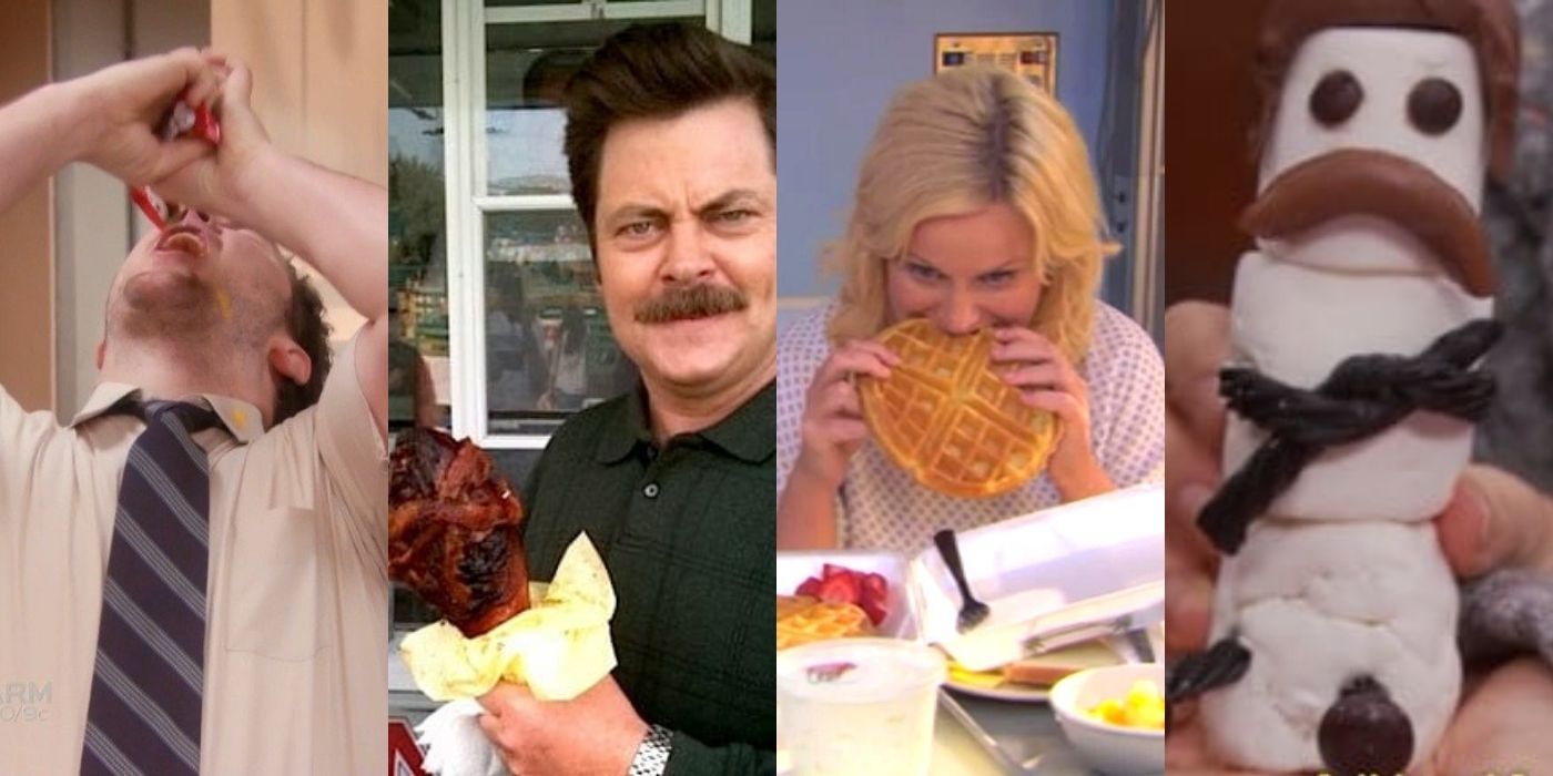 10 de los momentos gastronómicos más icónicos en Parks & Rec.
