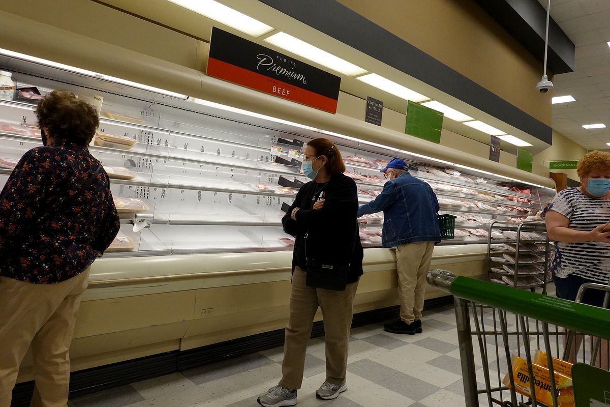 El gran atasco global vacía los supermercados de Estados Unidos