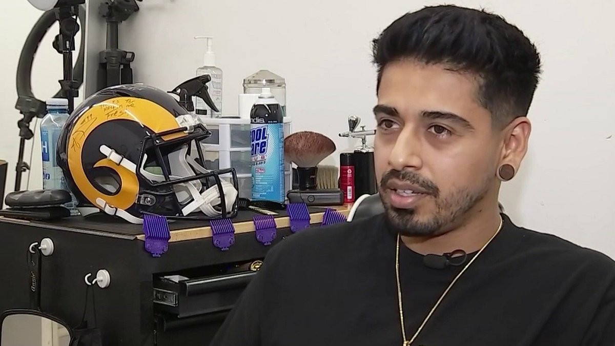 Super Bowl LVI: El barbero detrás de las jugadas de los Rams