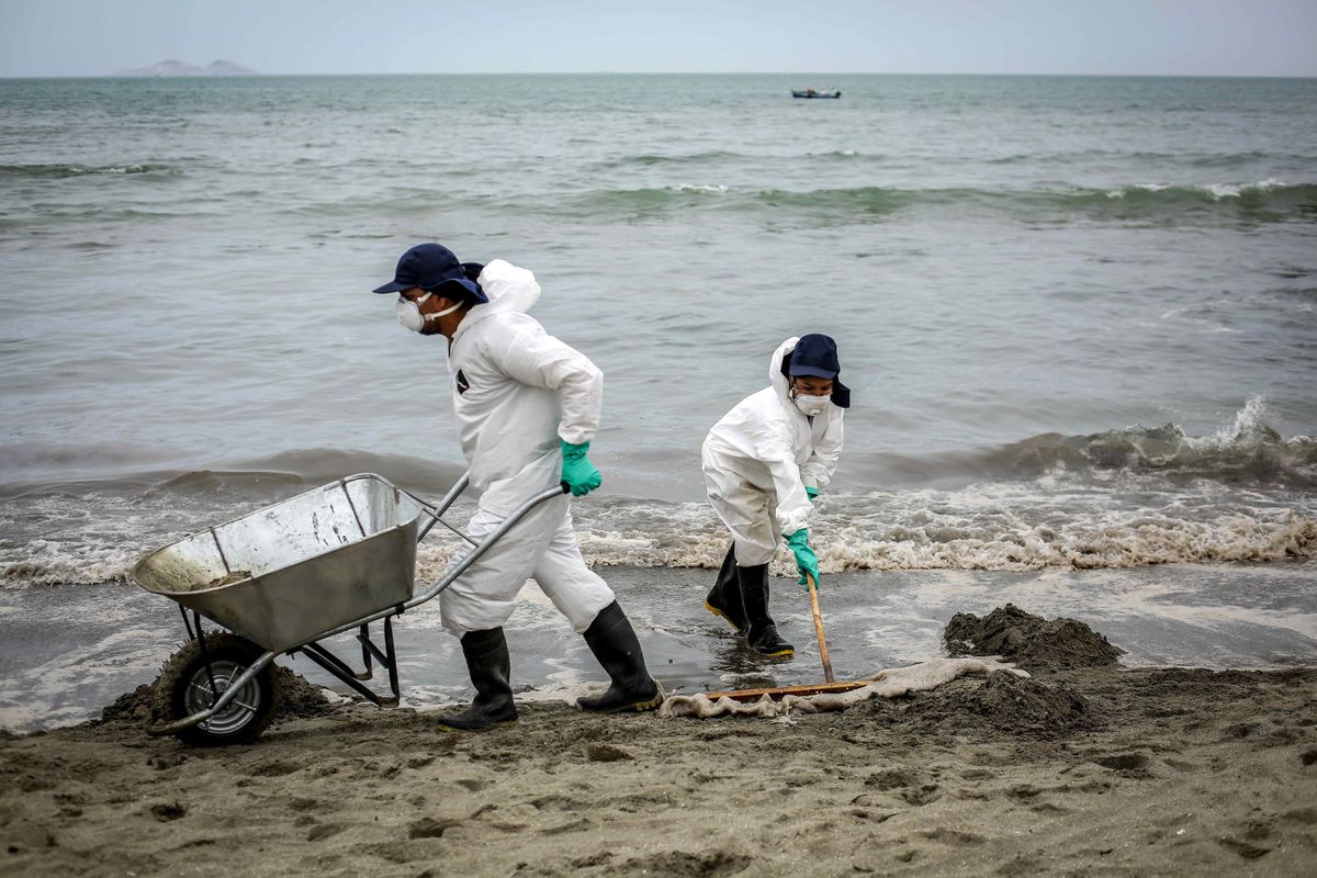 Así fue el derrame de crudo de Perú: el petrolero arrolló el sistema de descarga