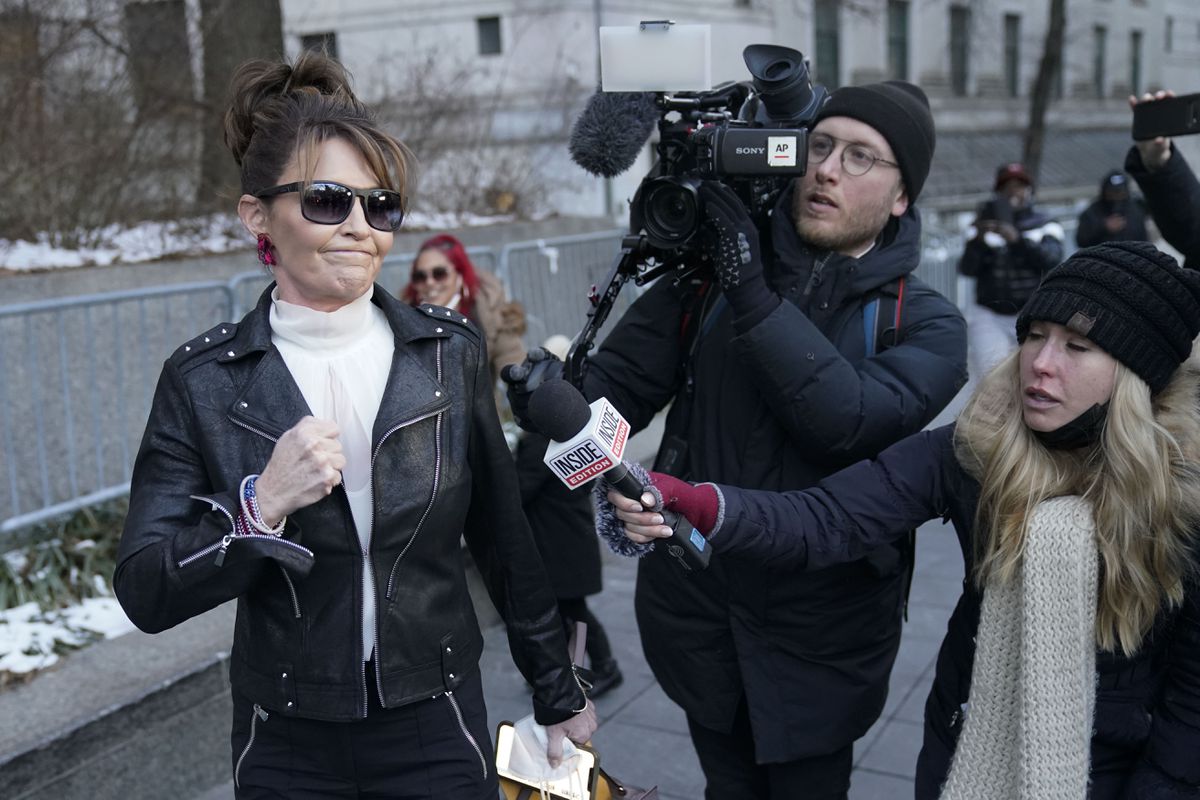 El jurado rechaza la demanda por difamación de Sarah Palin contra el diario ‘The New York Times’