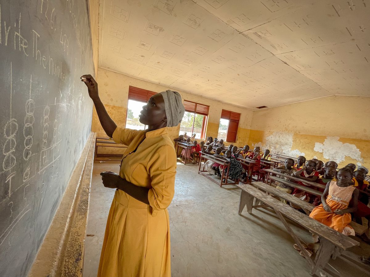 Tres de cada cinco niños no acuden a la escuela en Sudán del Sur