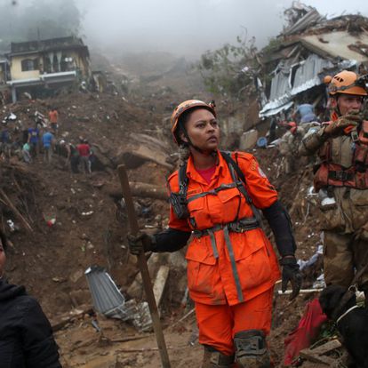 Al menos 58 muertos por las fuertes lluvias en una ciudad de la región montañosa de Río de Janeiro