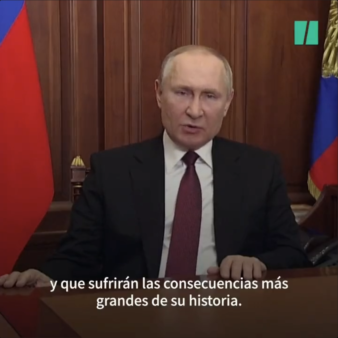 VIDEO: Así declaro la Guerra Vladimir Putin a Ucrania