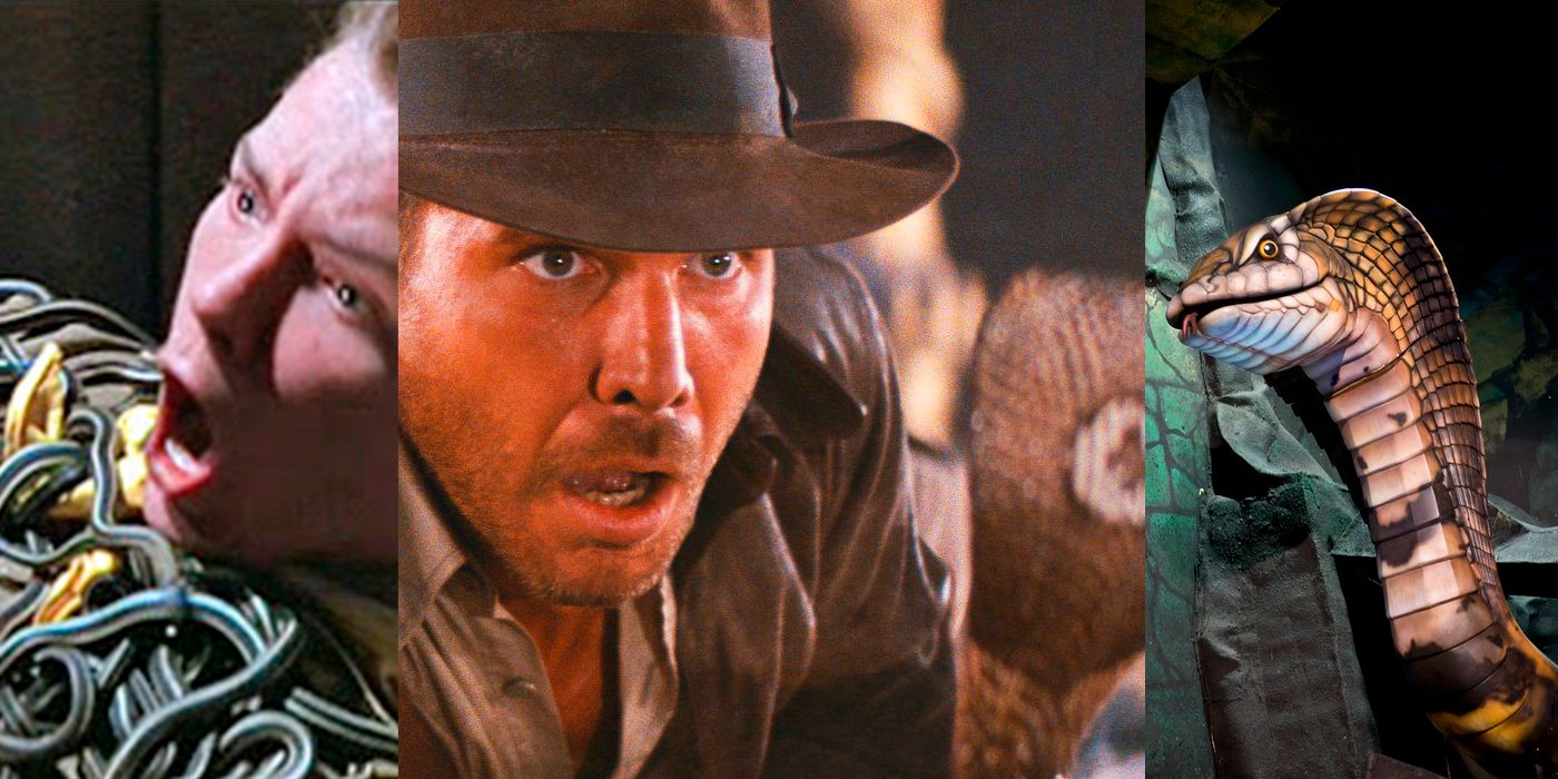 Cada vez que Indiana Jones le tenía miedo a las serpientes