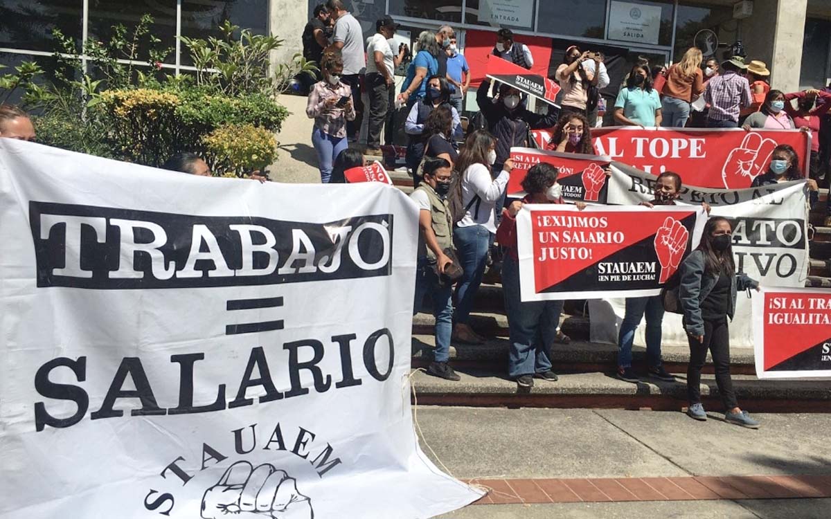 Comando armado amedrenta a huelguistas de la Universidad Autónoma de Morelos