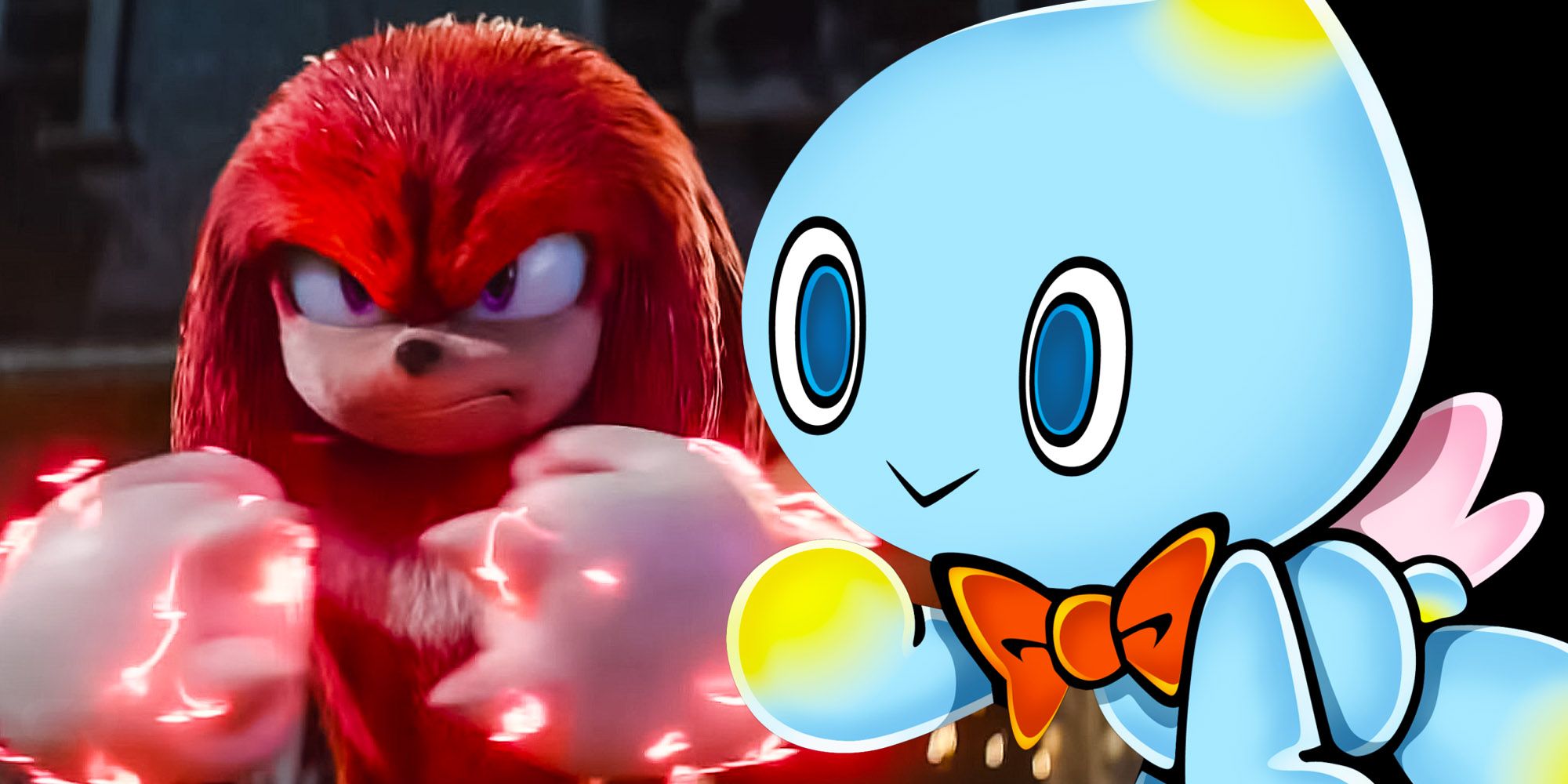Cómo Knuckles en Sonic The Hedgehog 2 configura la introducción de Chao