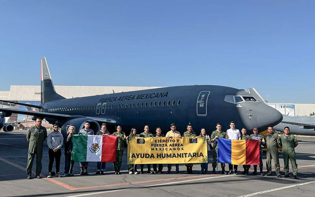 Despega avión de la Fuerza Área con destino a Rumanía para recoger a mexicanos evacuados de Ucrania | Video