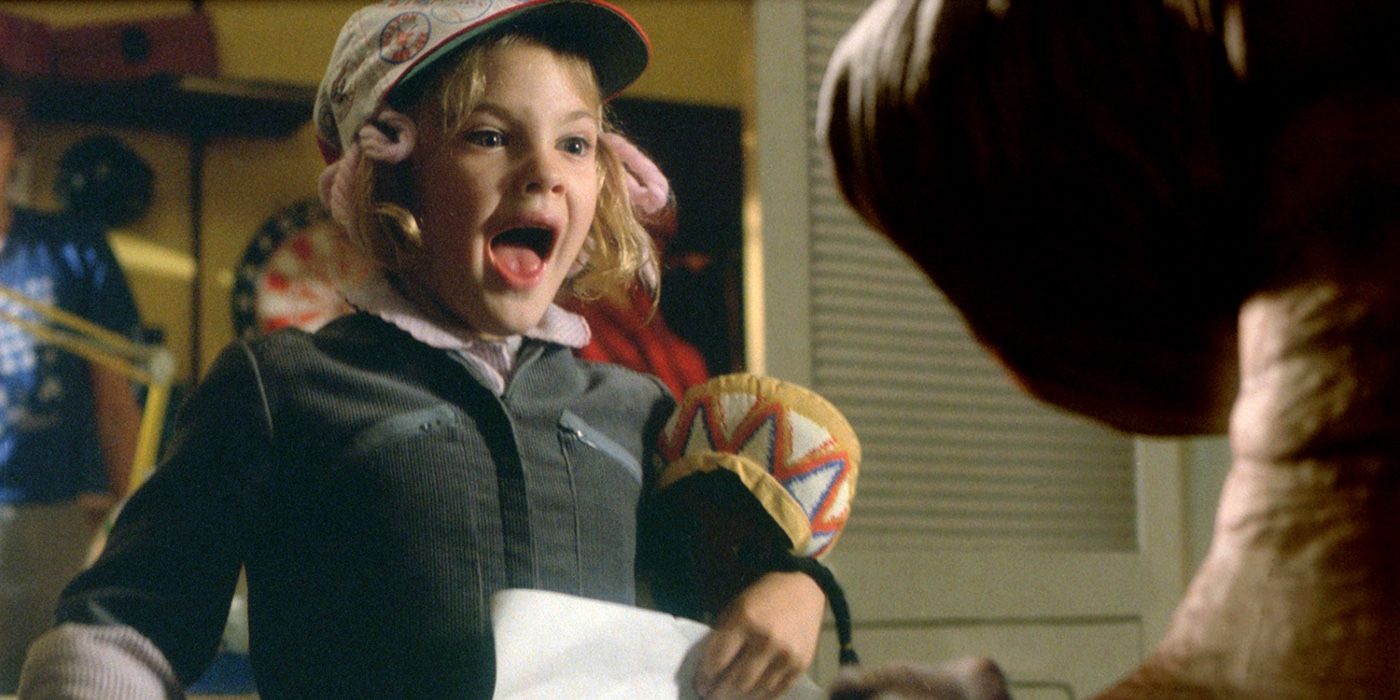 Drew Barrymore celebra el 40 aniversario de ET con Steven Spielberg