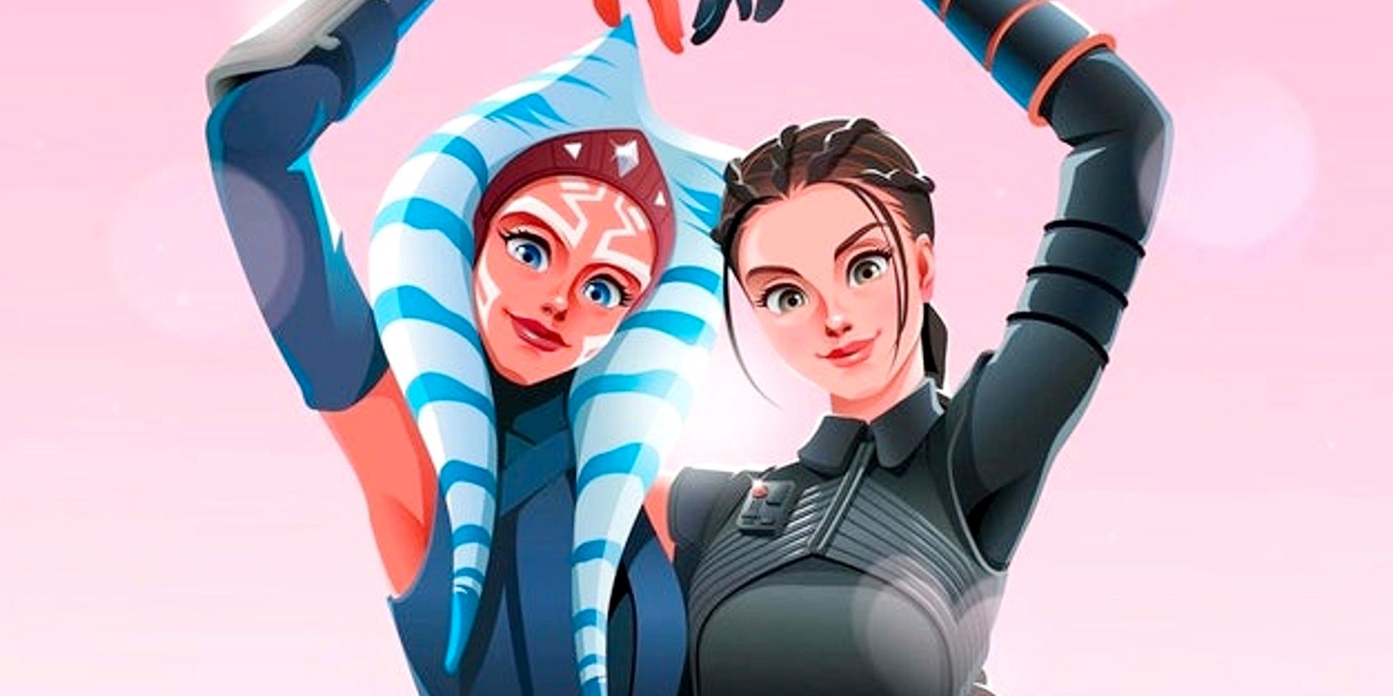 El adorable arte de Star Wars imagina a Fennec Shand y Ahsoka como mejores amigas