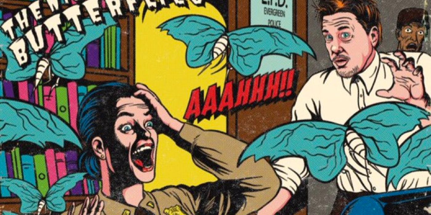 El ataque de las mariposas del episodio 6 de Peacemaker se convierte en un arte genial de DC Comics