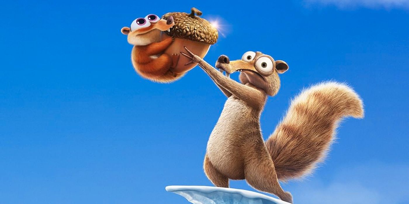 El bebé de Scrat revelado en el póster corto de Disney + Ice Age (son adorables)
