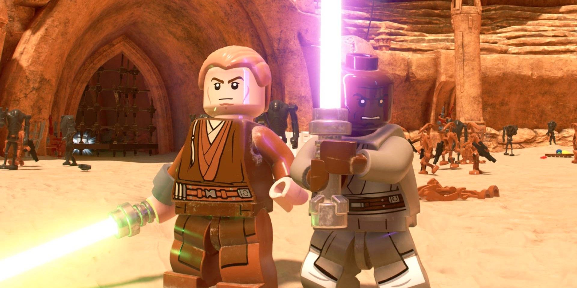 El juego LEGO Skywalker Saga muestra una mecánica de disparo mejorada