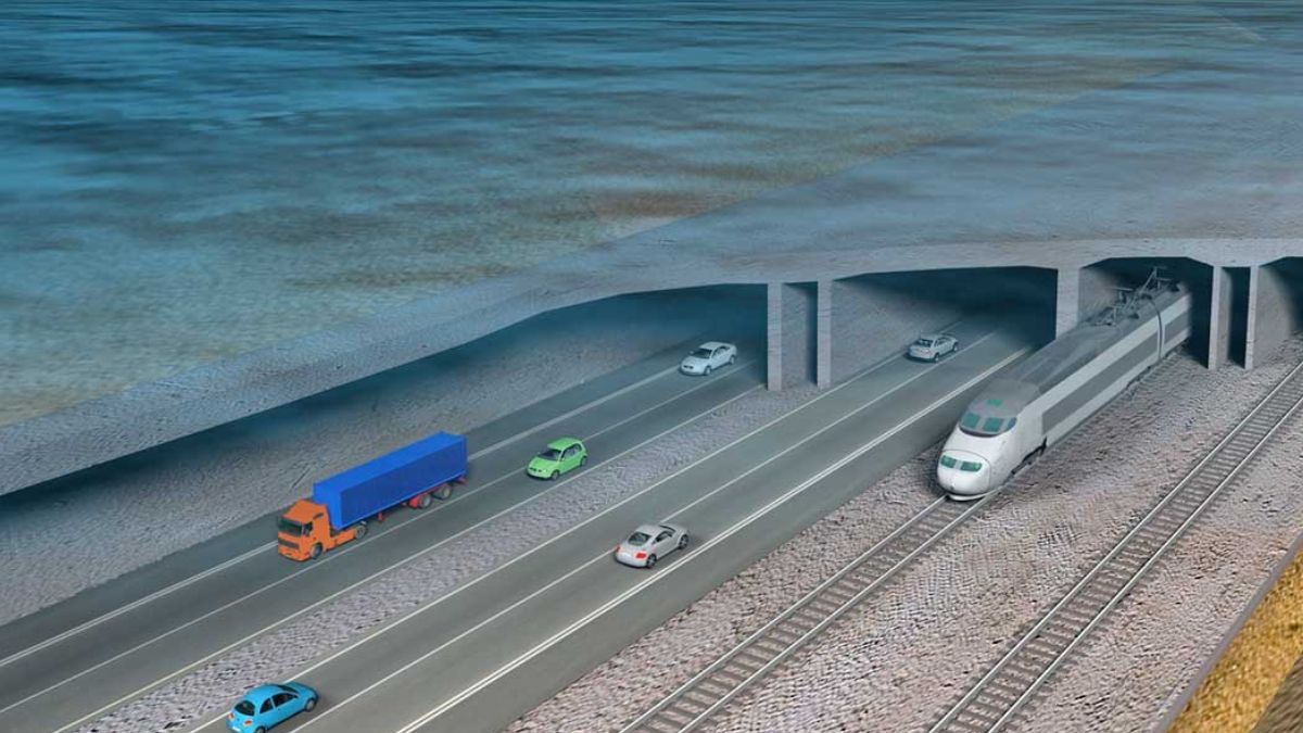 El túnel sumergido más grande del mundo permitirá llegar de Dinamarca a Alemania en 7 minutos