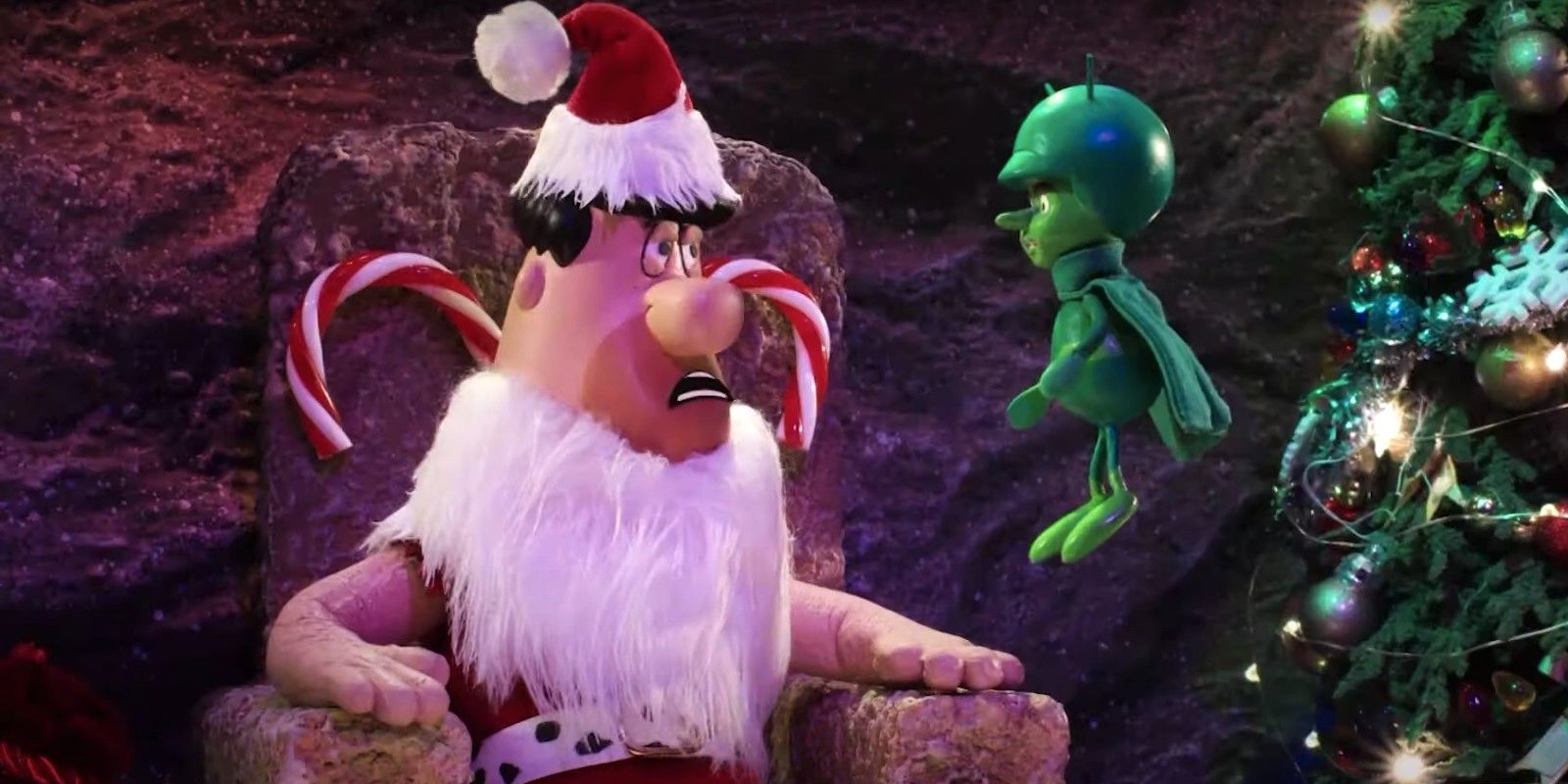El video de la temporada 11 de Robot Chicken parodia el especial de Navidad de los Picapiedra
