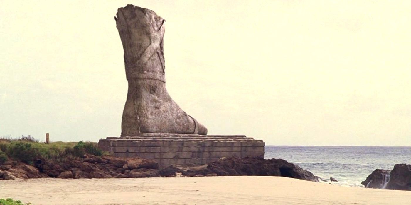 Estatua del pie de LOST: qué es y de dónde viene
