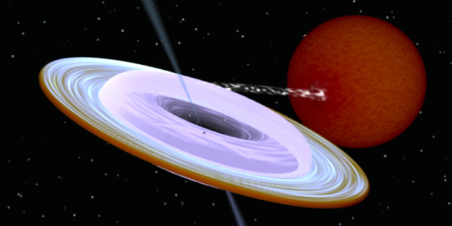 Este extraño agujero negro inclinado tiene desconcertados a los astrónomos