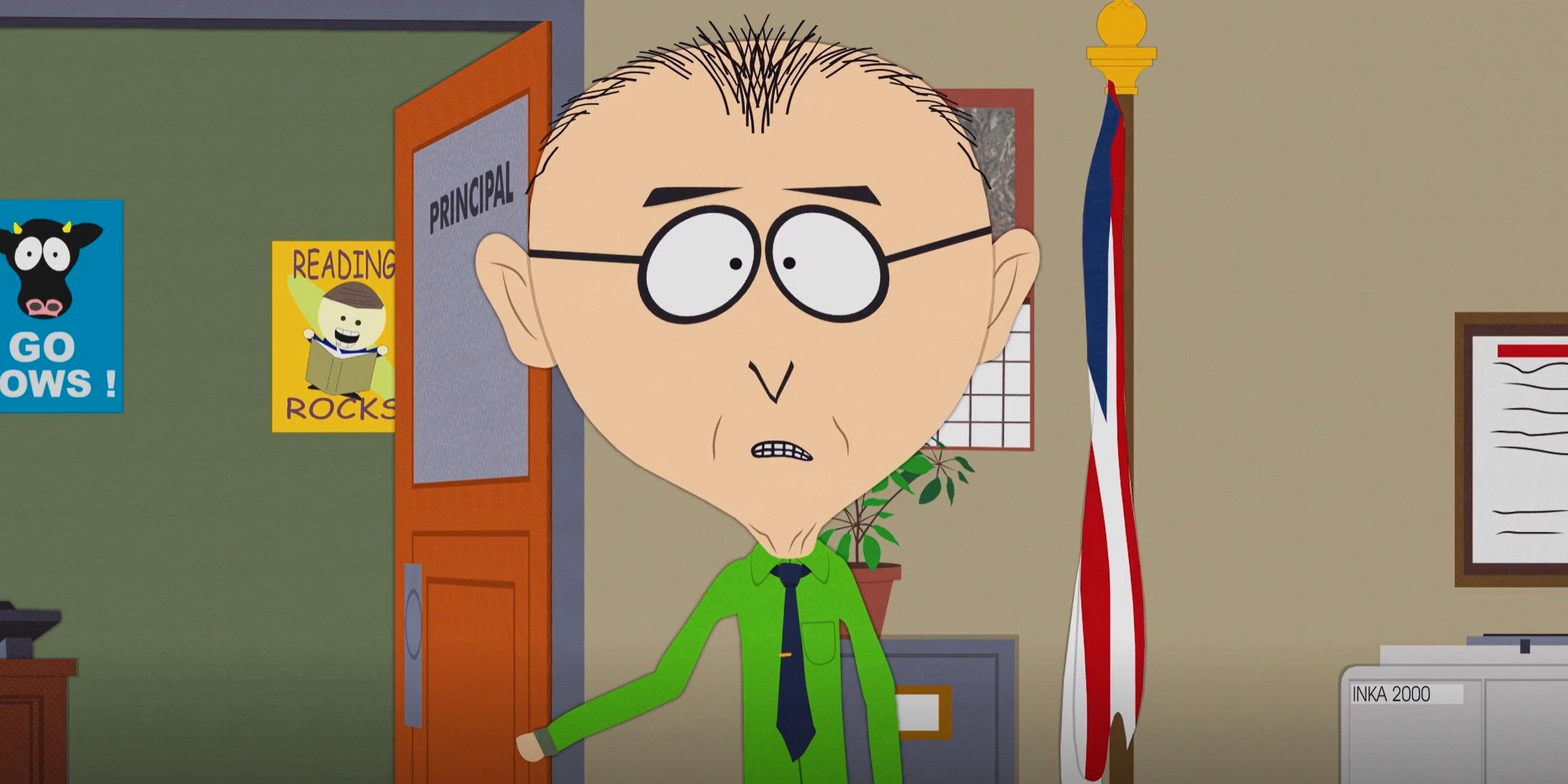 Explicación de la reacción violenta de la voz del Sr. Mackey de South Park (¿Es un nuevo actor?)
