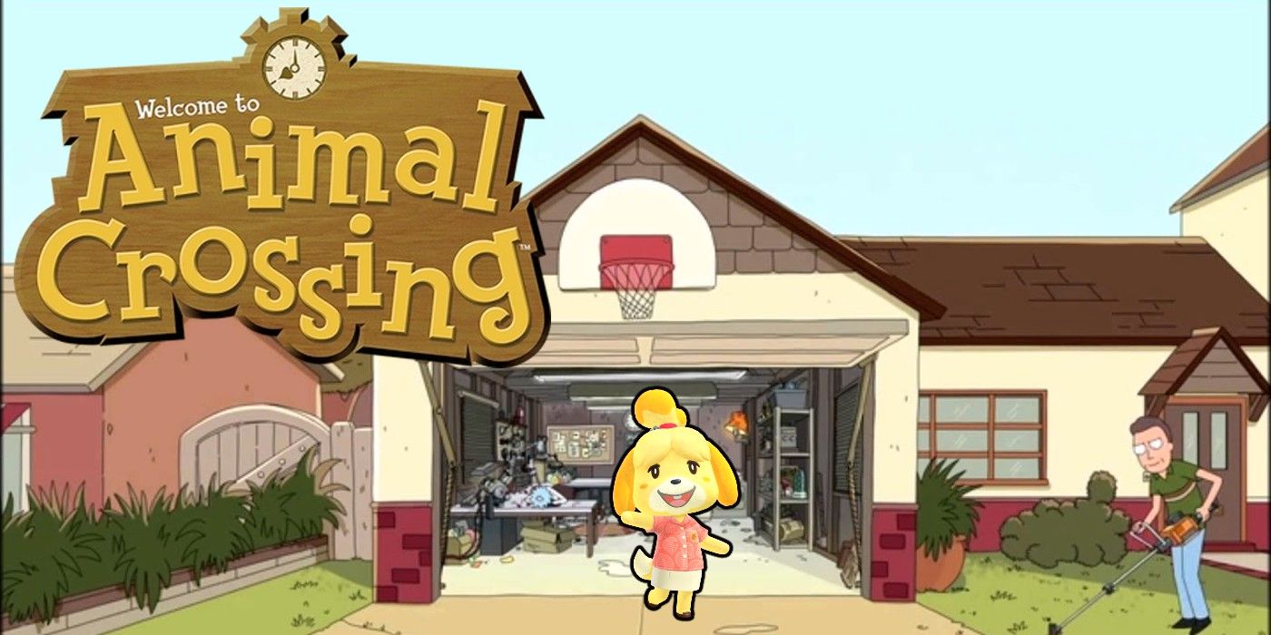 Fan de Animal Crossing reconstruye el garaje de Rick & Morty