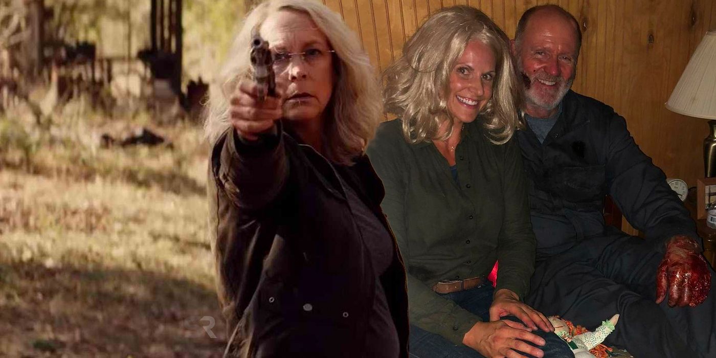 Foto de Halloween revela a Michael Myers con el doble de acción de Jamie Lee Curtis