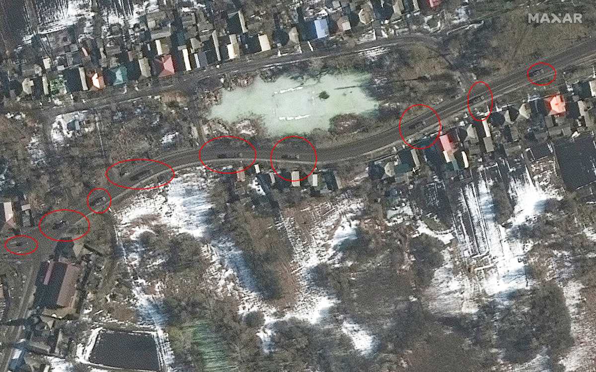 Fotos de satélite muestran nuevos despliegues militares en el oeste de Rusia