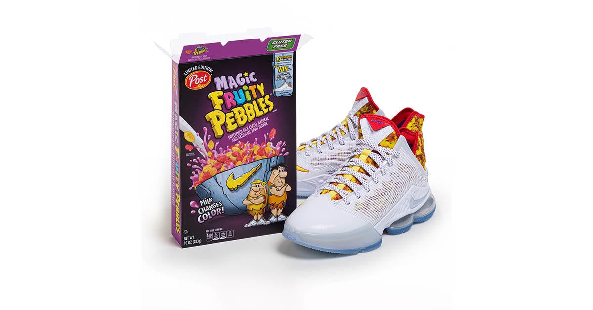 Fruity Pebbles presenta la colaboración Nike LeBron James, el nuevo cereal “Magic”