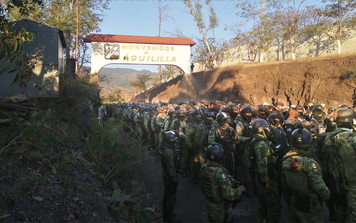 Fuerzas armadas recuperaron Aguililla, bastión del CJNG
