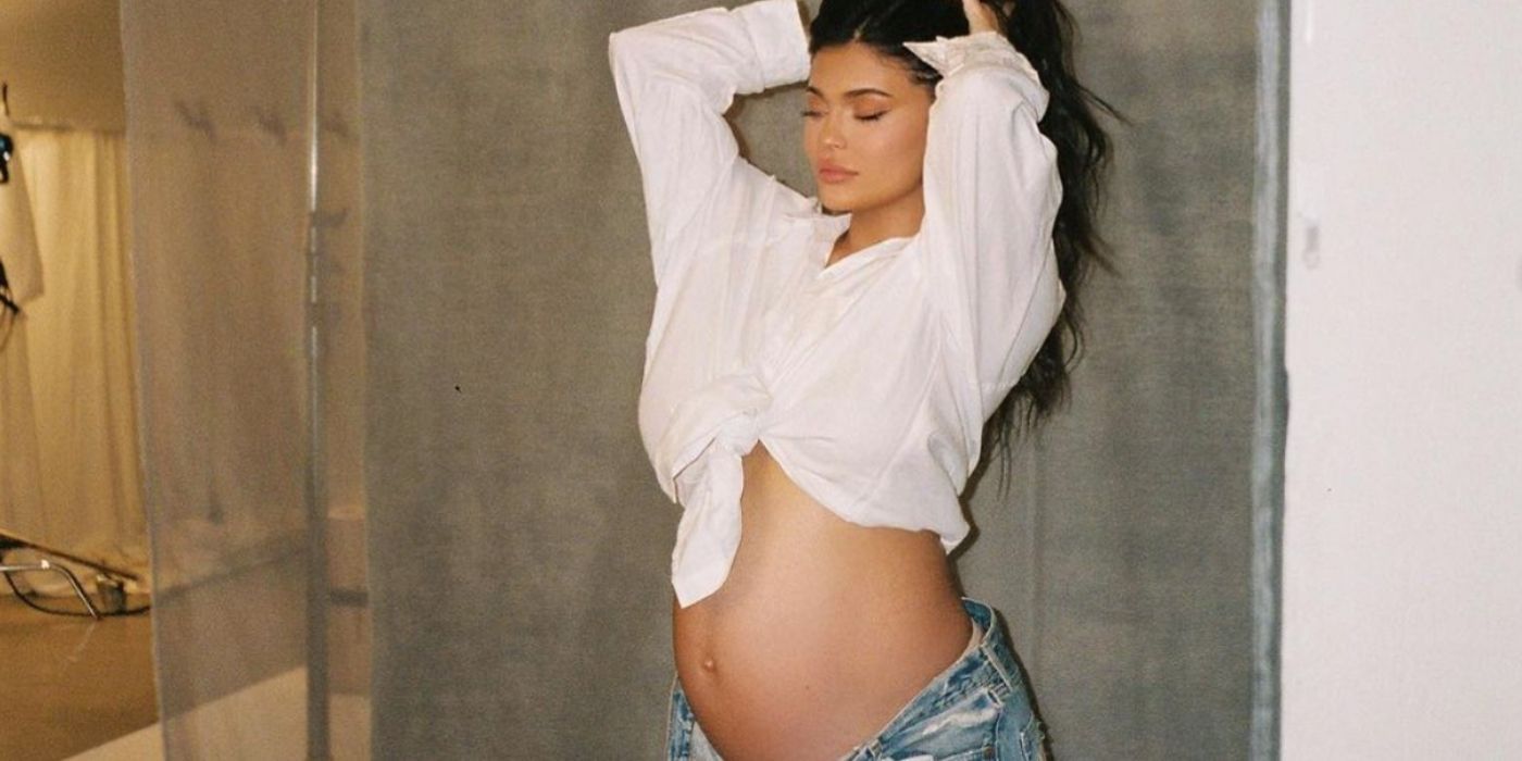 Kylie Jenner vista por primera vez desde que dio a luz a su hijo Wolf