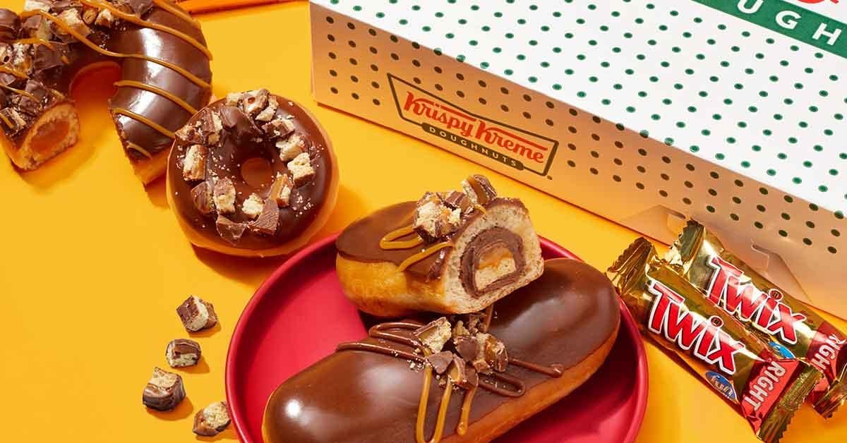 Krispy Kreme presenta las donas Twix