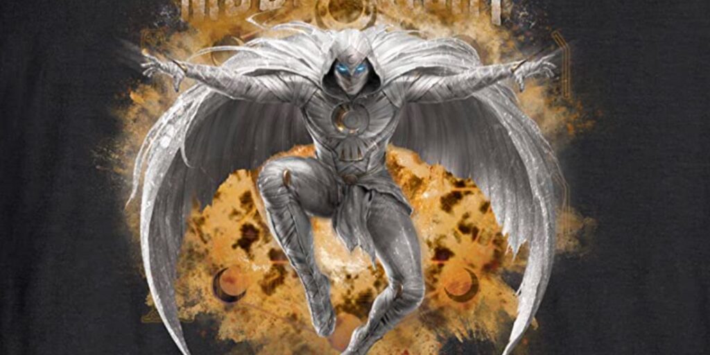 La capa de Moon Knight se convierte en alas en MCU Show Merch