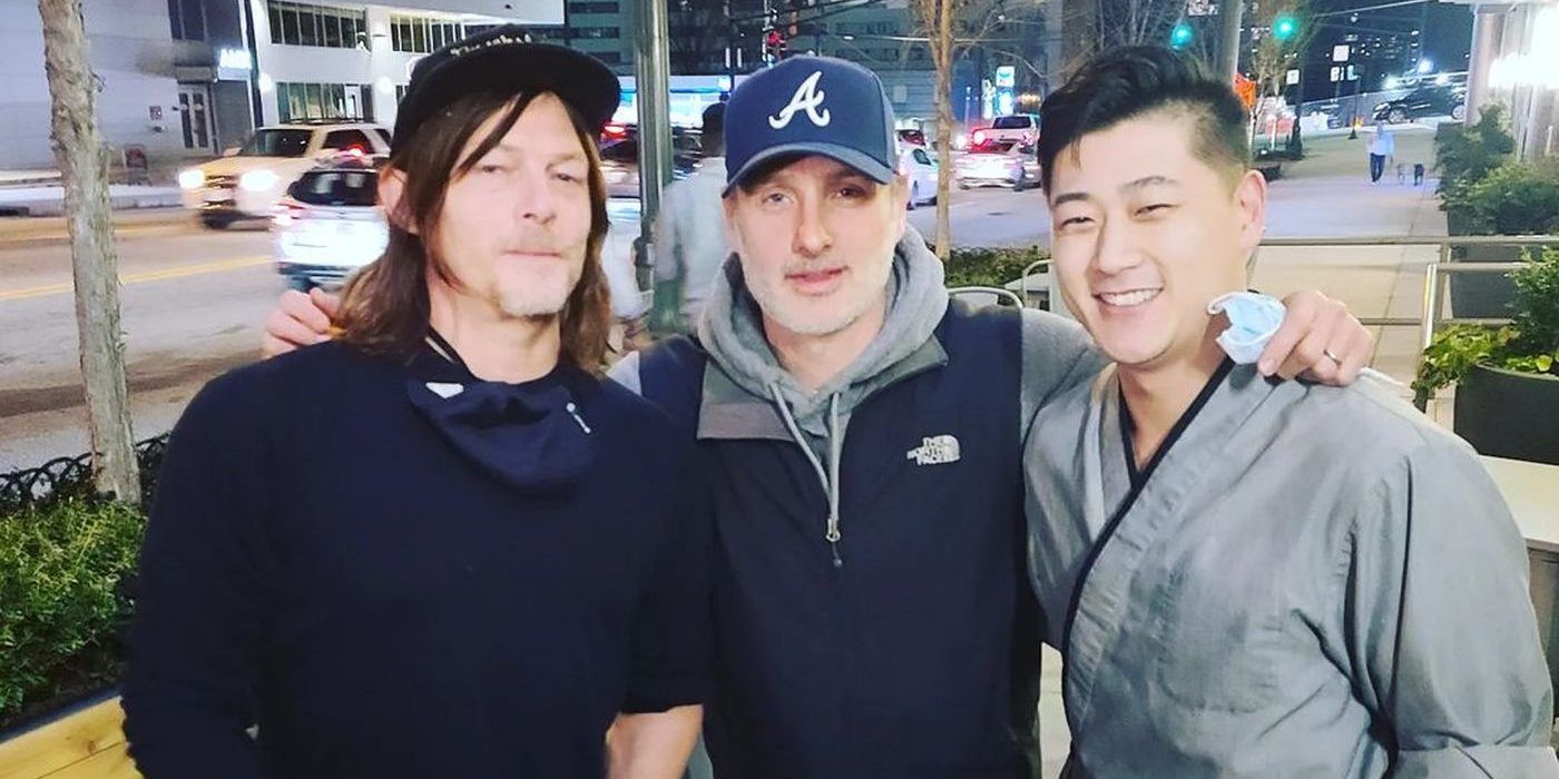 La estrella de la temporada 11 de Walking Dead, Norman Reedus, fue vista con Andrew Lincoln
