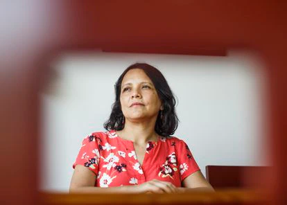 La socióloga Anahí Durand, exministra de la Mujer con el Gobierno de Pedro Castillo en Perú, retratada en Lima, esta semana.