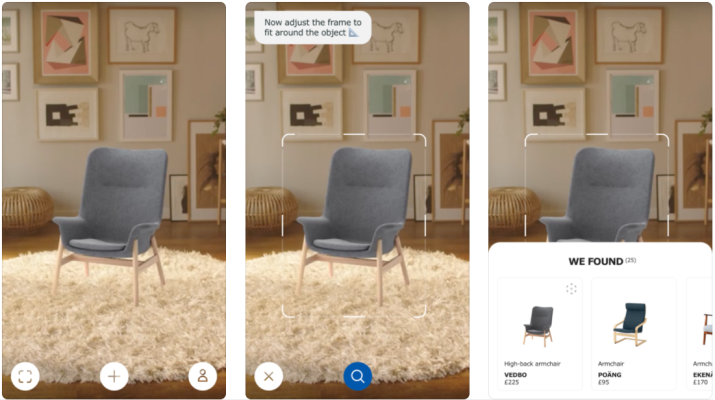 La tecnología de búsqueda visual de GrokStyle llega a la aplicación Place AR de IKEA