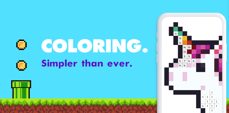 Las aplicaciones de libros para colorear de Pixel Art son la última moda en la App Store