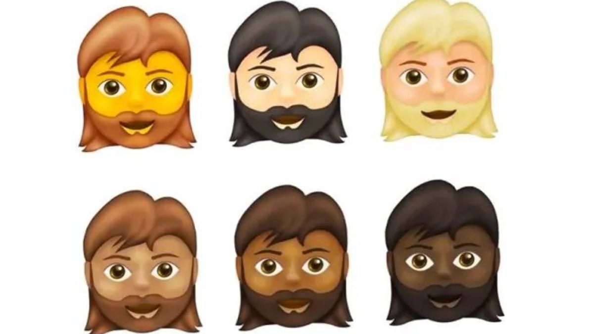 Los nuevos emojis para 2021 revelan el emoji de una mujer con barba