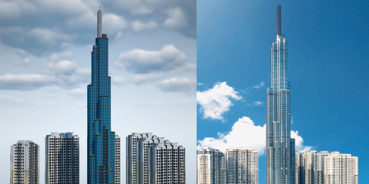 Minecraft Build recrea el edificio más alto de Vietnam