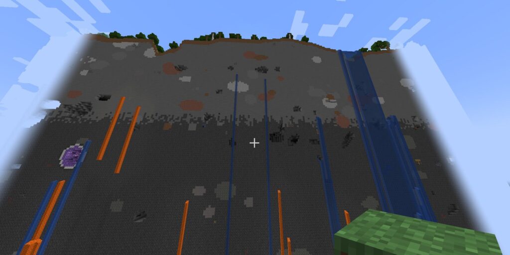 Minecraft Flat World Glitch genera un acantilado masivo