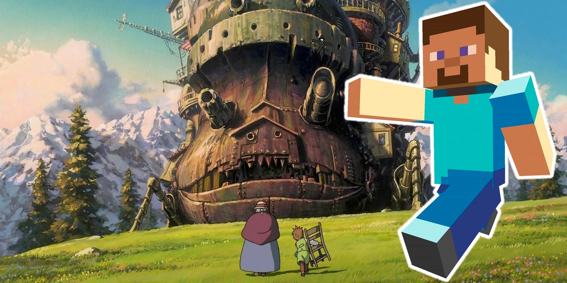 Minecraft Howl’s Moving Castle Build es una obra maestra de Studio Ghibli