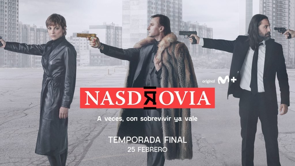 Movistar Plus+ lanza el tráiler de la temporada final de ‘Nasdrovia’ con Leonor Watling y Hugo Silva