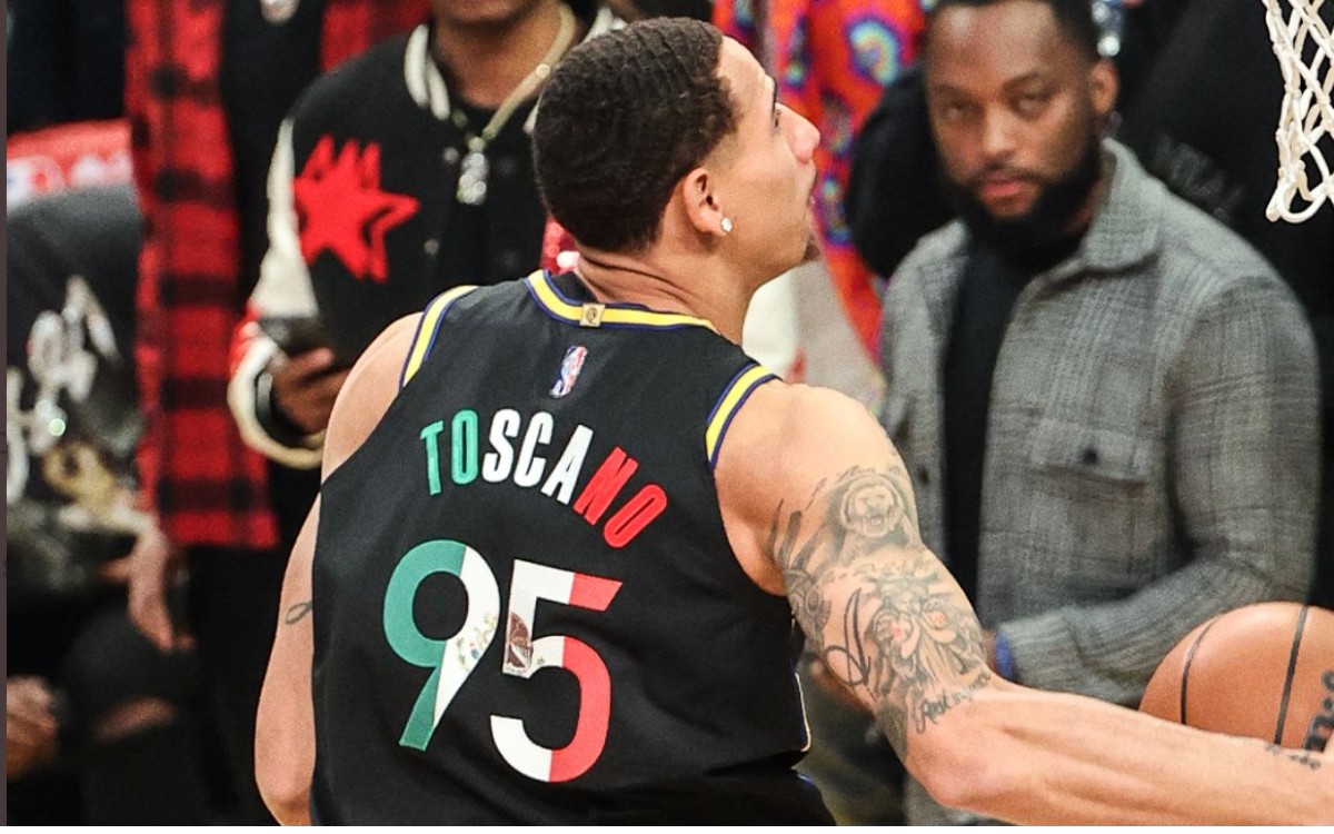 NBA: Juan Toscano-Anderson queda en el segundo lugar del Concurso de Clavadas | Video