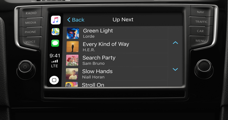 New cars from Fiat Chrysler and VW will come with up to 6 months of free Apple Music
