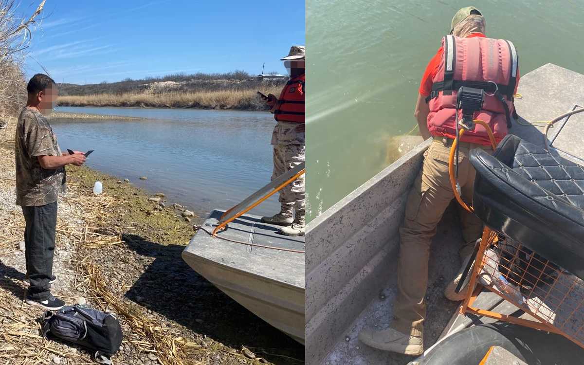 Recuperan cadáver de migrante flotando en el río Bravo