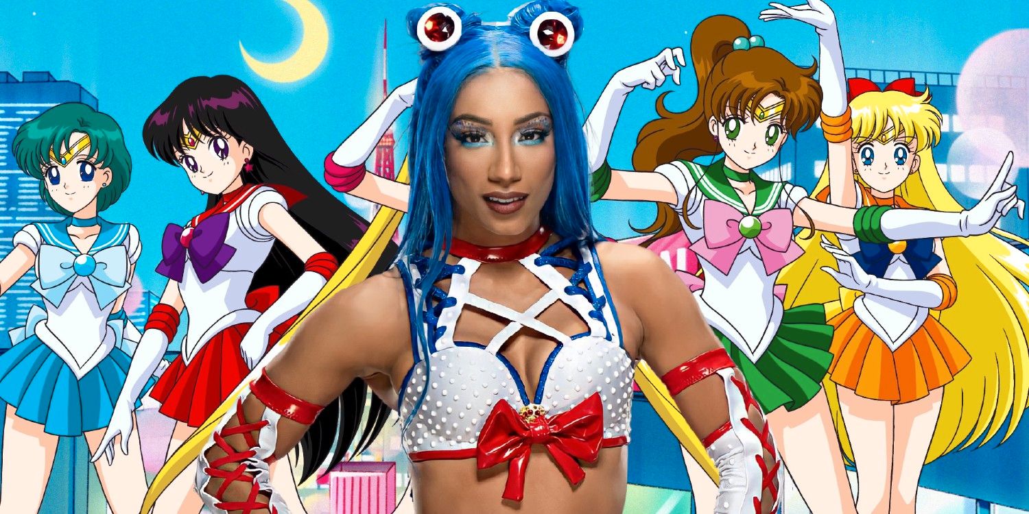 Sasha Banks de WWE se transforma en Sailor Moon en Magical New Fan Art