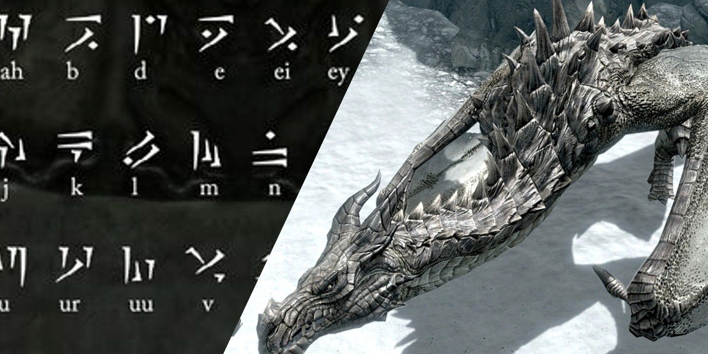 Skyrim Dragon Alphabet ayuda a traducir Thu'ums al inglés