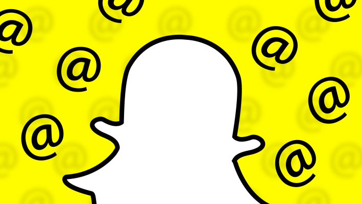 Snapchat finally adds @ mention tagging