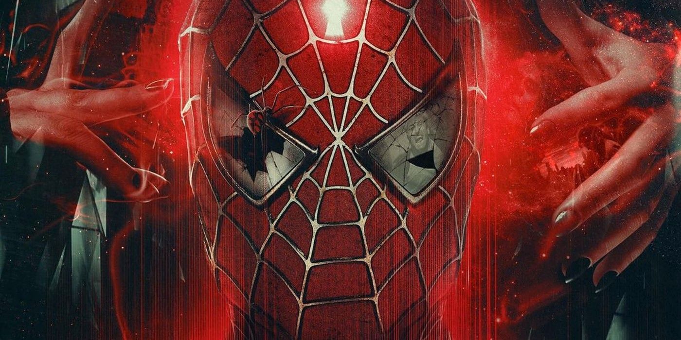 Spider-Man de Maguire atacado por magia oscura en Doctor Strange 2 Fan Poster
