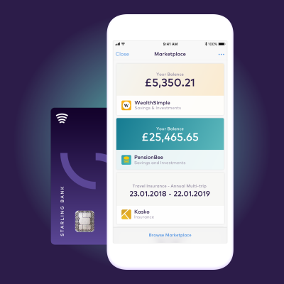 Starling’s marketplace banking rollout adds pensions, savings, travel insurance and mortgages