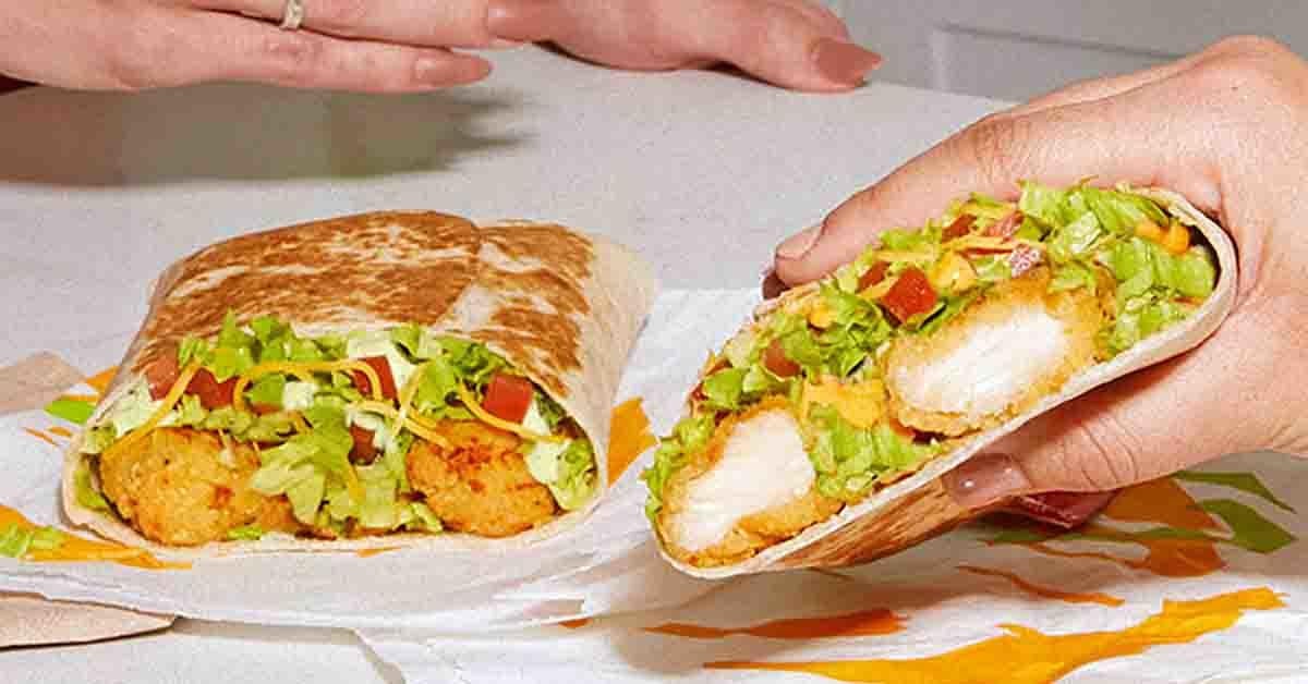 Taco Bell prueba nueva tortilla de pollo crujiente de Cantina