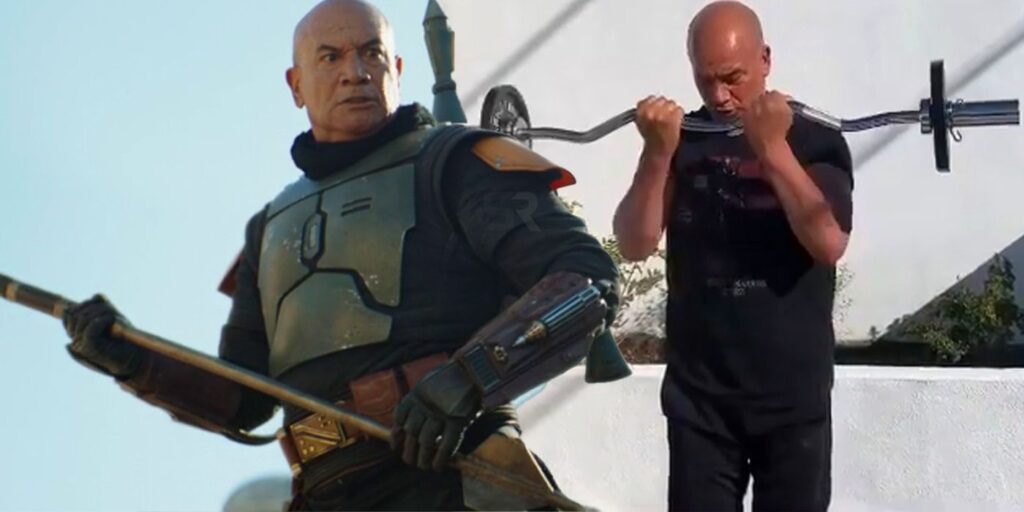 Temuera Morrison responde a la broma gorda de Boba Fett con un video de ejercicios